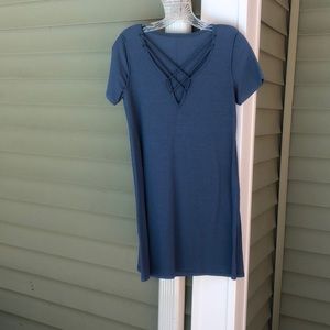 Blue cross top dress
